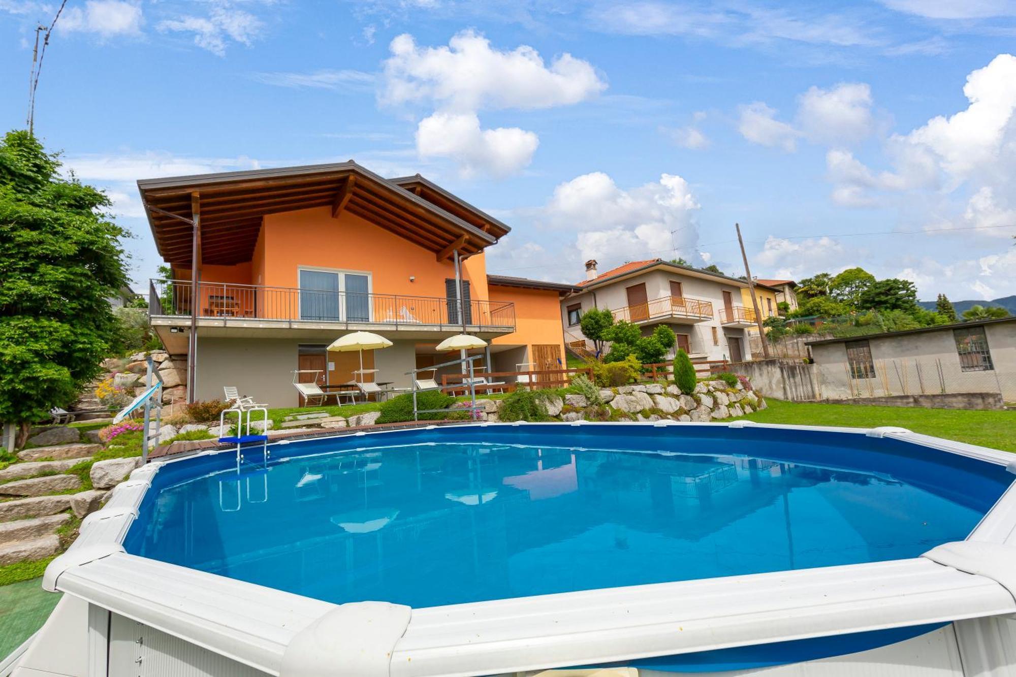 Villa Laura Private Pool And Garden - Happy Rentals Besozzo Exterior foto